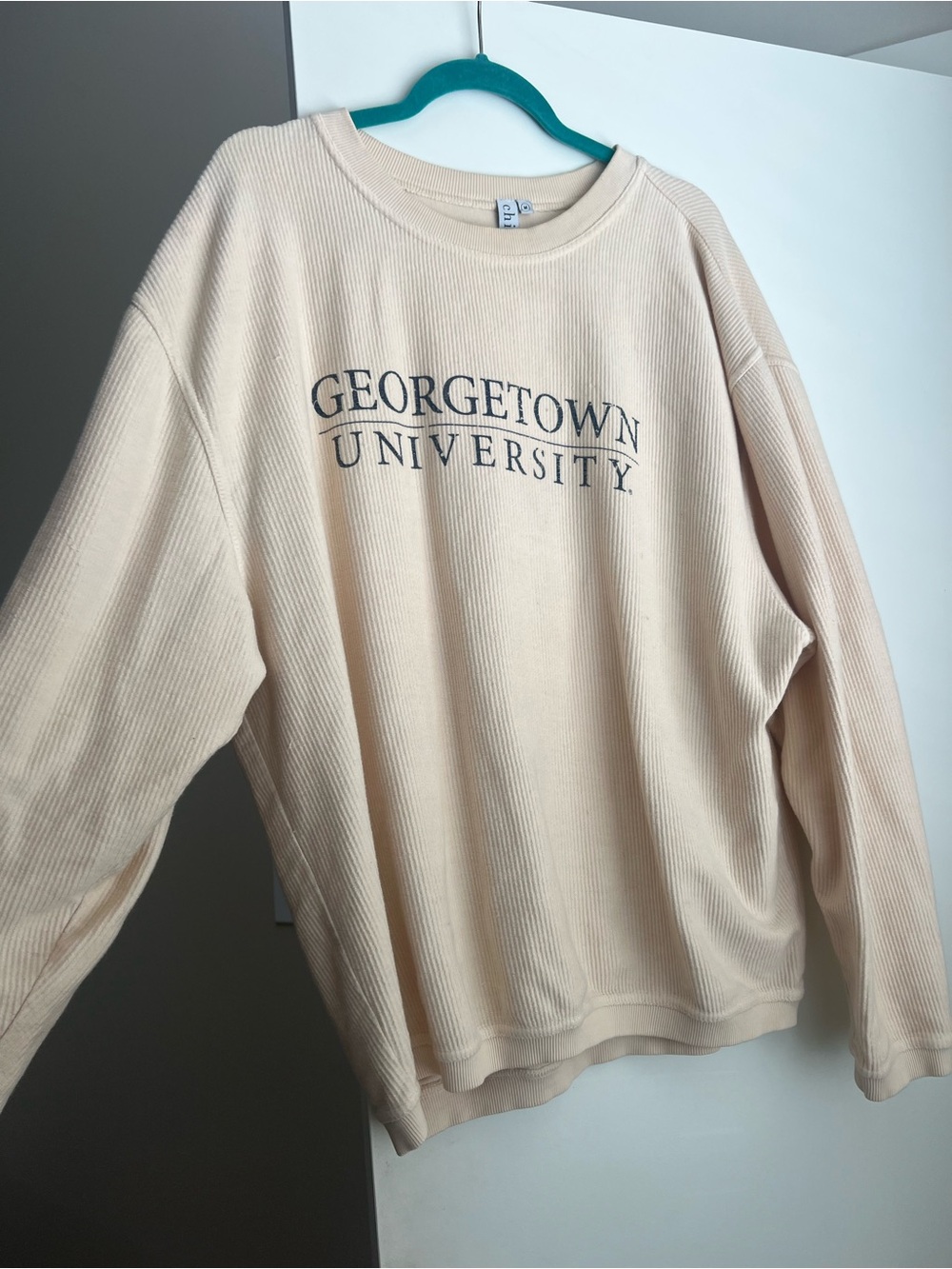 Georgetown University Cream Crewneck Sweatshirt